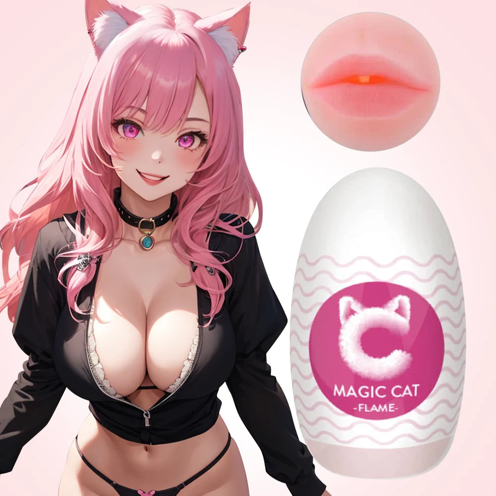 MAGIC CAT 卵型オナホ 完全防水 小型オナホール ポケットフェラ