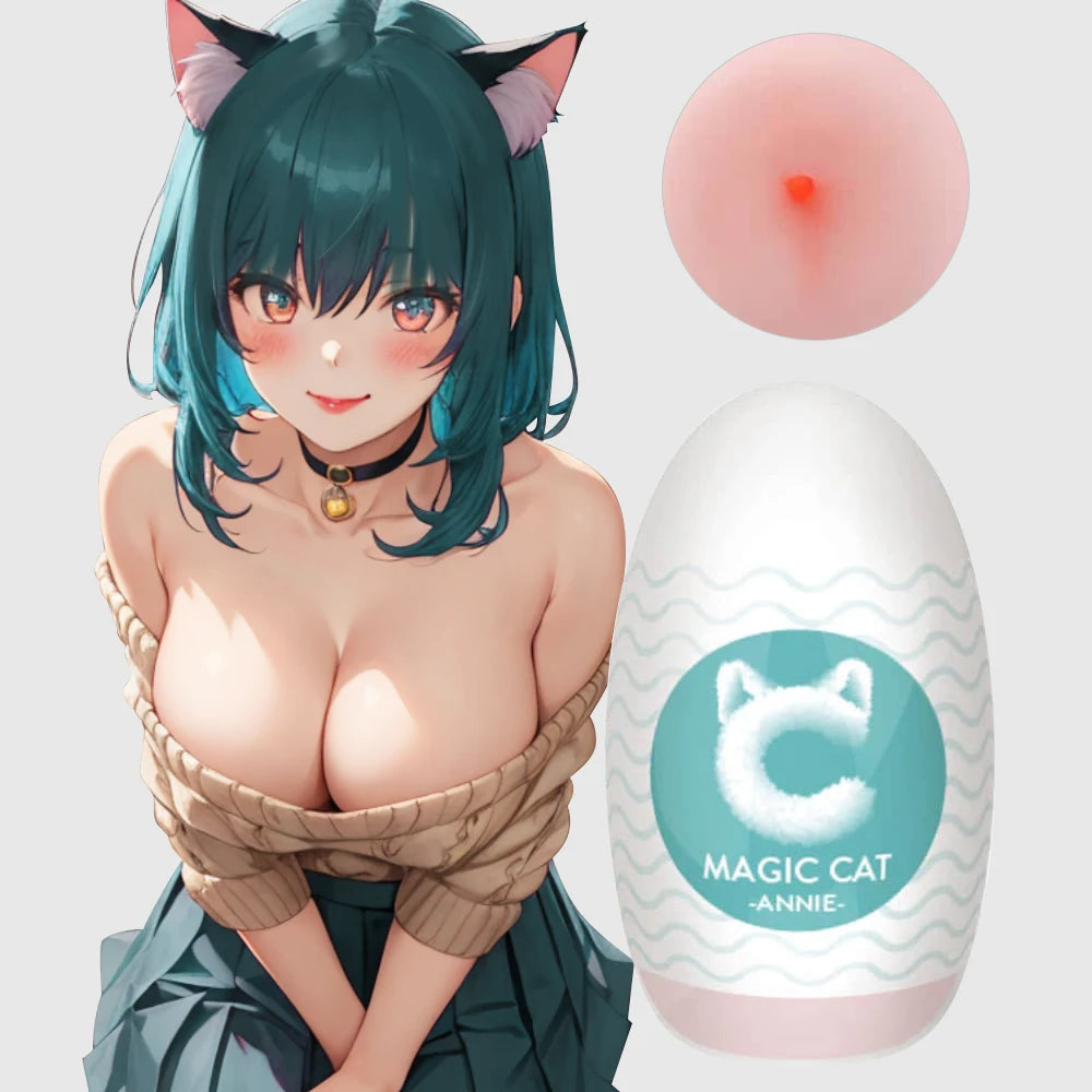 MAGIC CAT 卵型オナホ 完全防水 小型オナホール ポケットフェラ