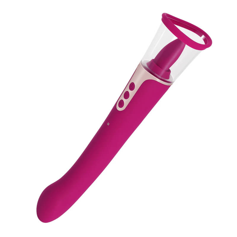 Sabrina 3in1クリ吸引バイブ 吸引&振動&舌舐め 挿入バイブ 大人のおもちゃ メイン画像