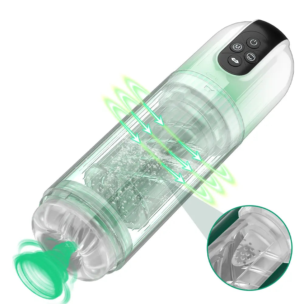 T Z4 狂気回転 7種吸引&回転 舌舐め 完全防水 男性フェラ電動オナホール メイン画像