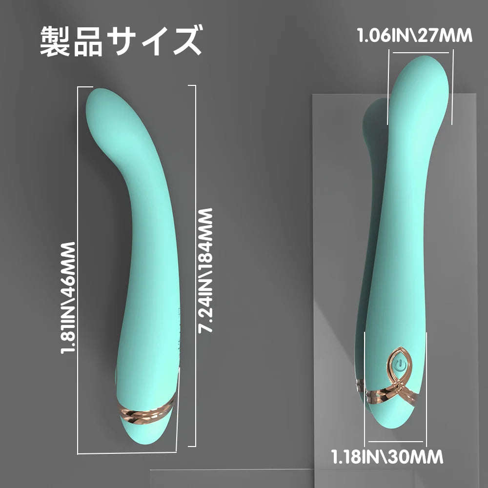 Power Gスポット責め特化 9種振動 細身デザイン 上品な外形 バイブ